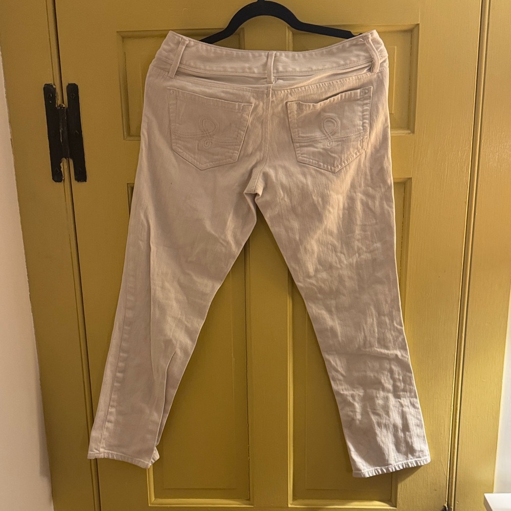 Lilly Pulitzer white sz 6 Casual cropped jeans